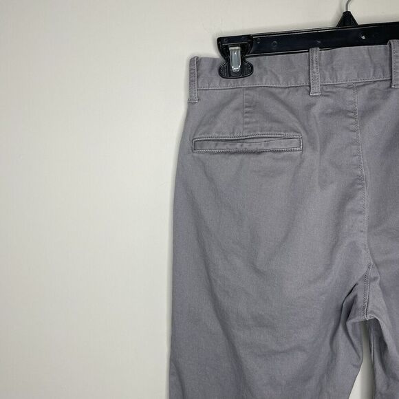J.CREW Pants Men 29 x 30 Straight Fit Chino Gray Cotton Blend H3186 - Picture 9 of 16
